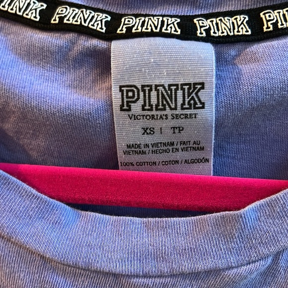 Pink Victoria Secret Size XS Purple T-Shirt - Picture 2 of 5